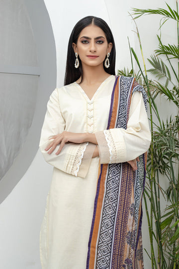 Bonanza Satrangi Cream Lawn Suit Rsk222p14 Eid Pret 2022 Online Shopping